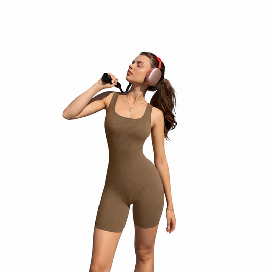 Square Neck Shapewear Jumpsuit